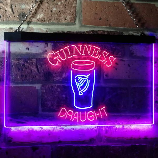 Guinness Draught Glass Neon-Like LED Sign
